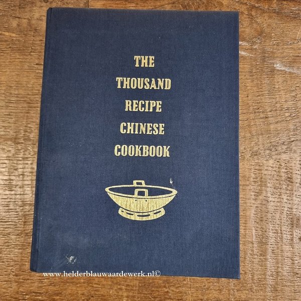 Vintage kookboek Thousand Recipe Chinese Cookbook 1981