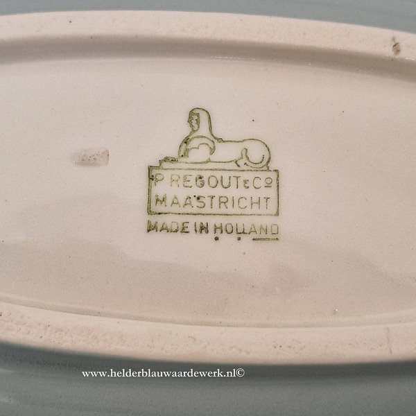 Regout Maastricht jaren 50 botervloot grijs